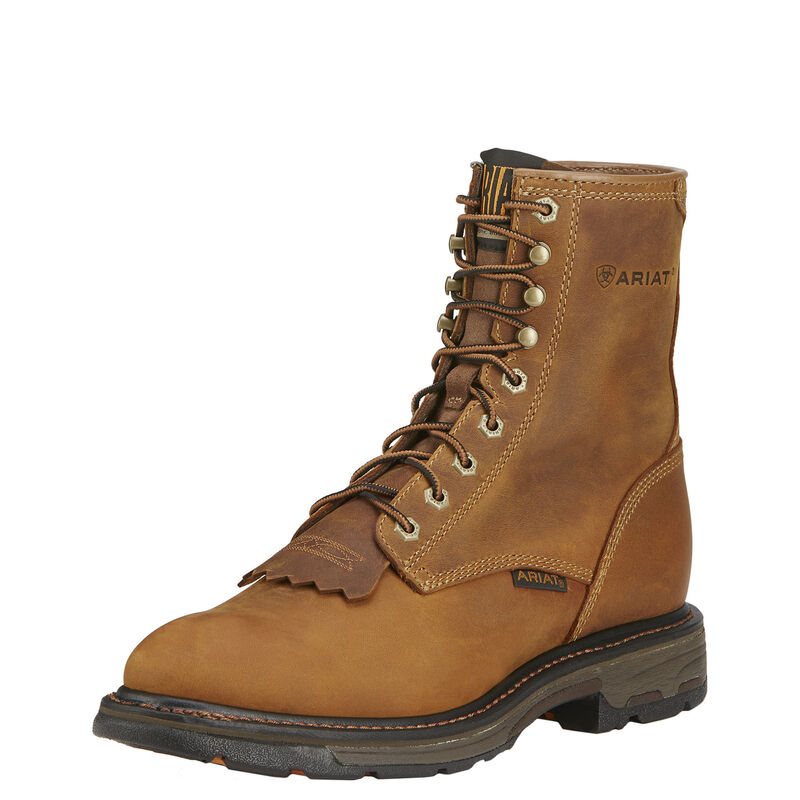 Ariat Work: Workhog 8" Zapatos de Seguridad Hombre - Marrones (GTEMC0934)